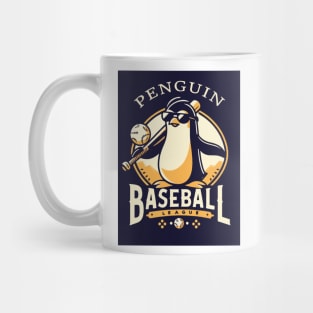 Penguin Baseball Tribute - Penguin Baseball League - Baseball Gift Mug